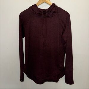 Athleta Uptempo Hoodie Maroon Women’s Size Small